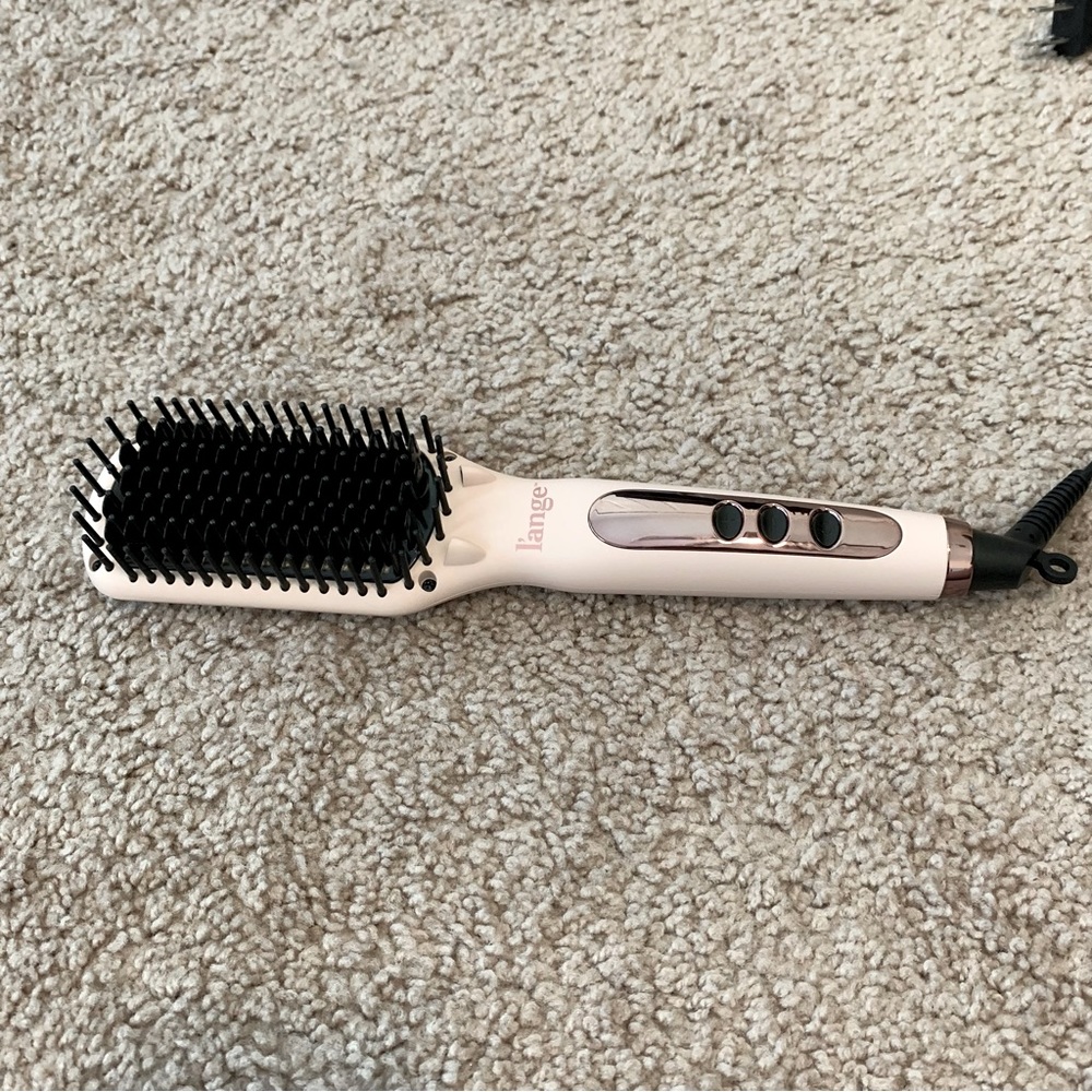 L’Ange Hair Le Vite ceramic straightening brush hair iron blow dryer